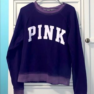 victoria’s secret pink purple ombré sweatshirt